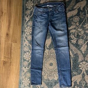 True Religion Women's Blue Skinny Jeans